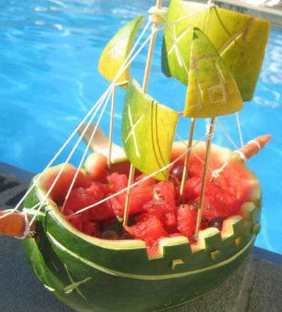 Корабль из овощей своими руками фото: Поделки из овощей и фруктов