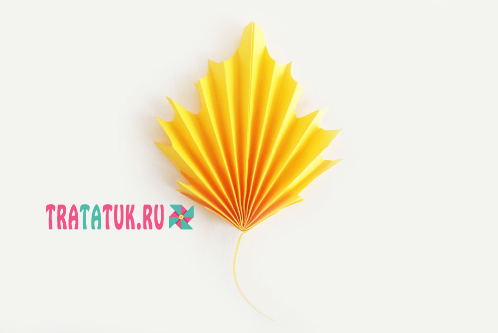 Листья клена оригами: Оригами листья. Конспект занятия по оригами на тему "листья клена"