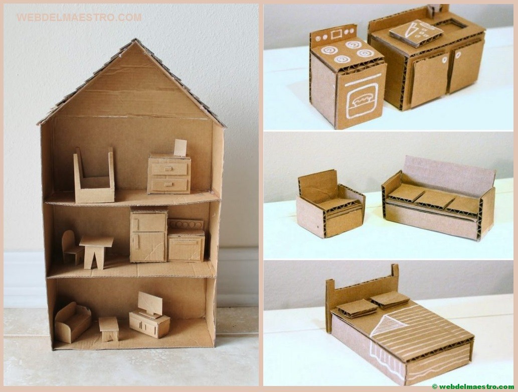 Домик из картона своими руками: Большой домик из картона своими руками схемы. Уютный домик из картона: мастерим вместе с детьми