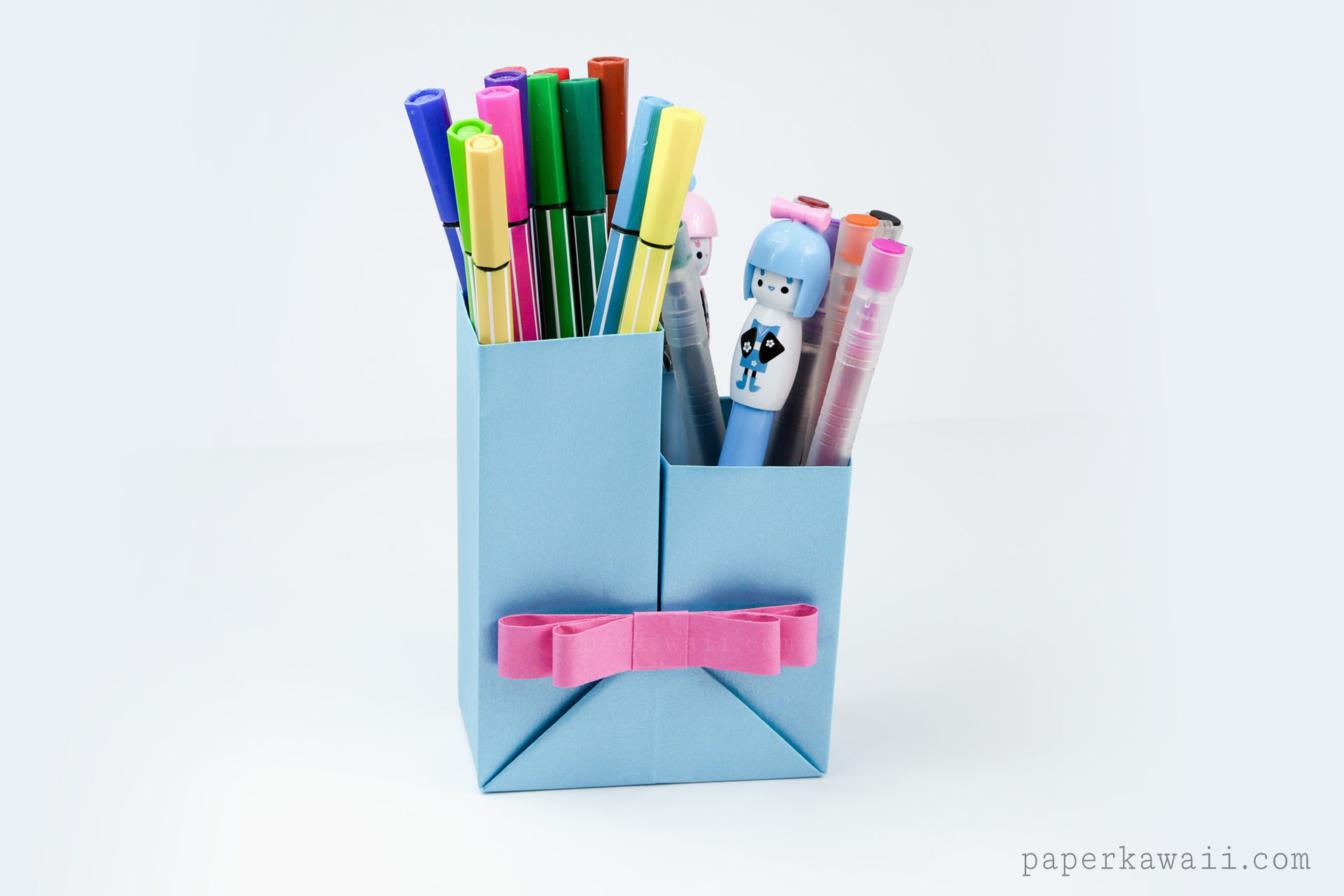 Подставка для карандашей своими руками из бумаги оригами: Подставка под карандаши из бумаги