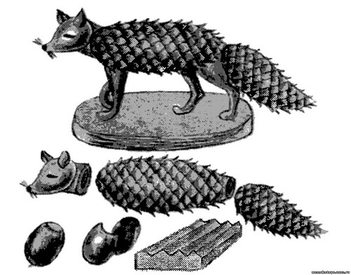 Лиса поделки из шишек: Поделка из шишек — Лиса