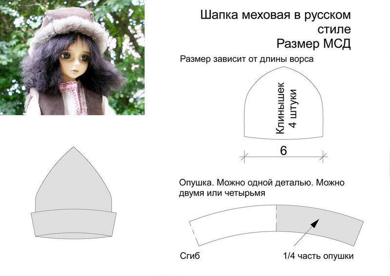 Выкройка шапки из меха своими руками: Страница не найдена - Моя шубка