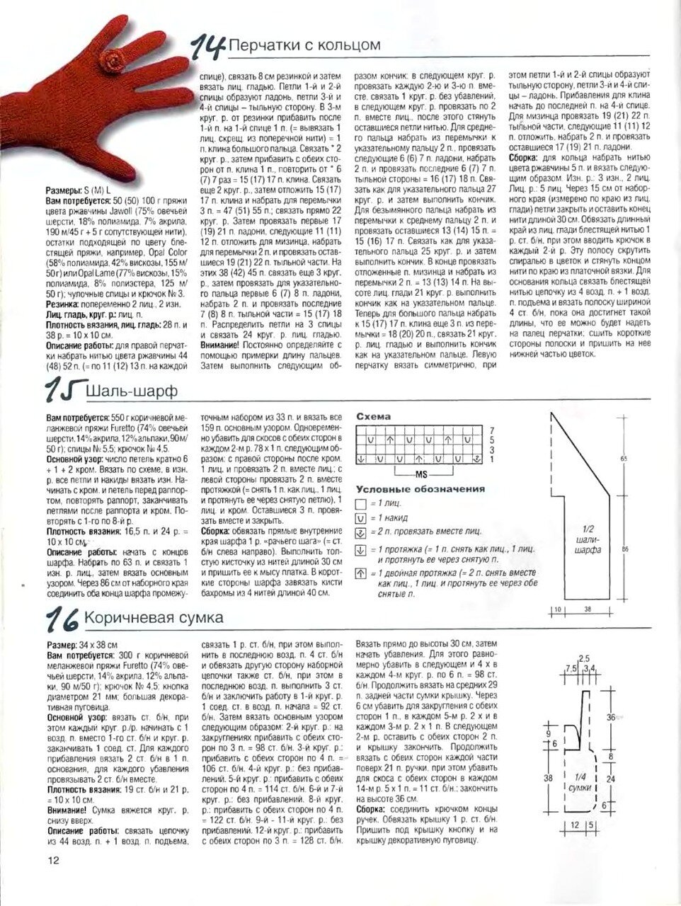 Перчатки крючком схемы и описание: Перчатки крючком: виды, схемы, описание, фото