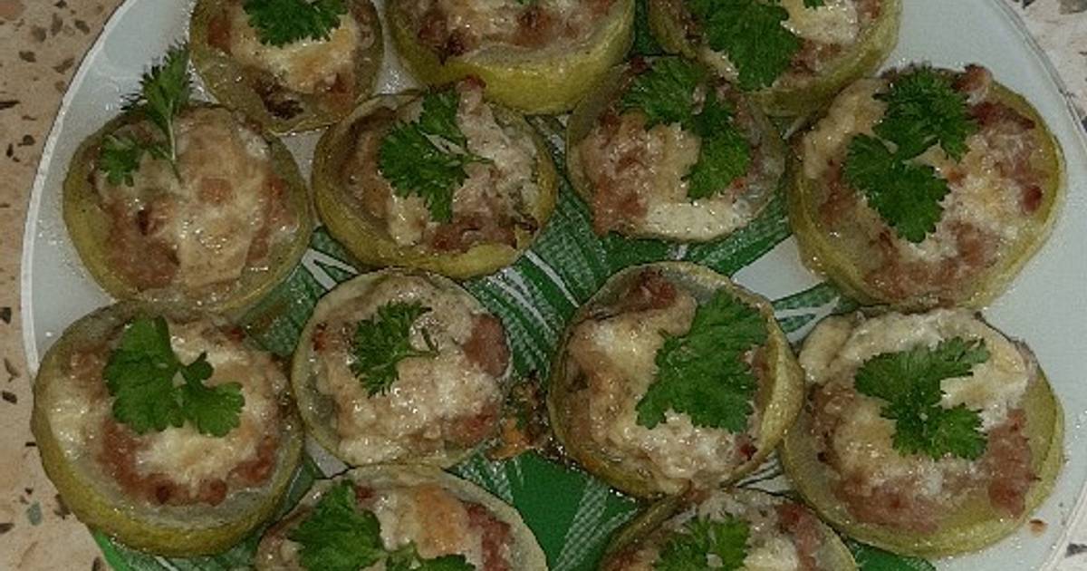 Кабачки с фаршем простой рецепт: Кабачки, запеченные с фаршем в духовке, пошаговый рецепт с фото