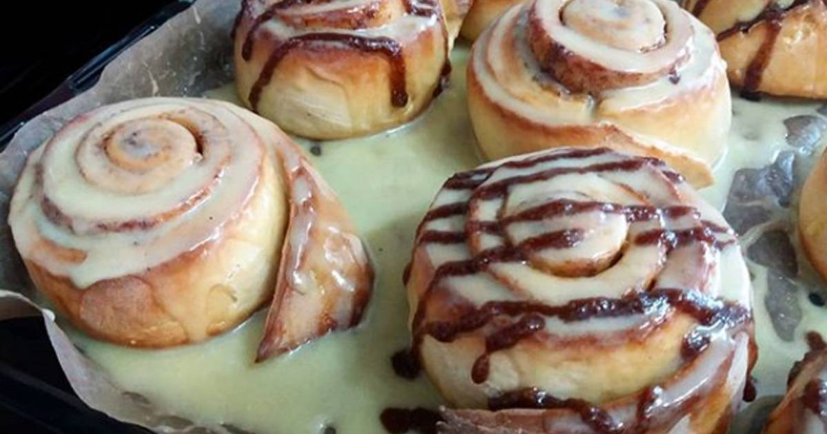 Булочки с корицей с сливочным кремом: Булочки Синнабон (CINNABON): рецепт домашний