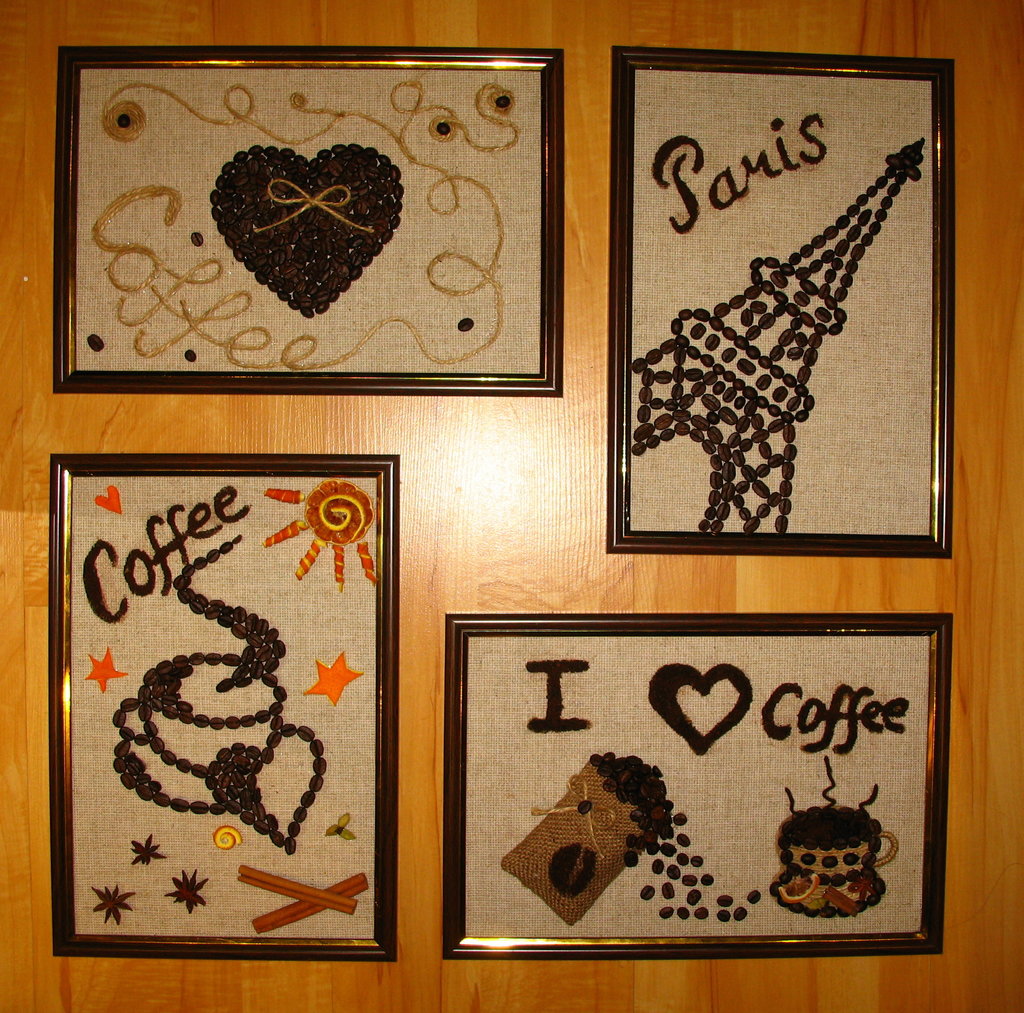Картины из кофейных зерен своими руками мастер класс: Сегодня картины из кофейных зерен довольно популярны. Они чудесно смотрятся как на кухне, так и в гостиной… — ISaloni — студия интерьера, салон обоев