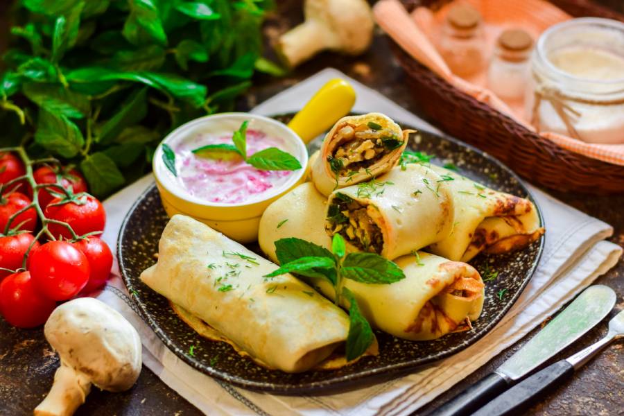 Рецепт фаршированные блины с мясом: Блинчики с мясом - 9 самых вкусных рецептов фаршированных блинов