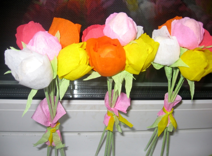 Поделки на день учителя своими руками из бумаги цветы: Цветы из бумаги на День учителя