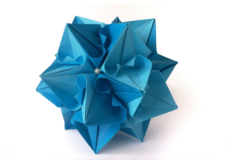 Шар из бумаги оригами видео: Как сделать из бумаги шар.