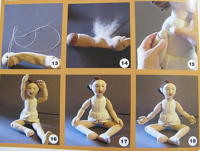 Текстильные куклы шарнирные своими руками мастер класс: Мастер-класс по созданию шарнирной куклы. 1 часть / Шарнирная кукла / Бэйбики