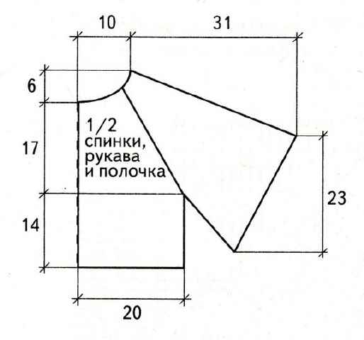 Построение выкройки толстовки с рукавом реглан на мальчика: Выкройка детской толстовки с рукавом реглан