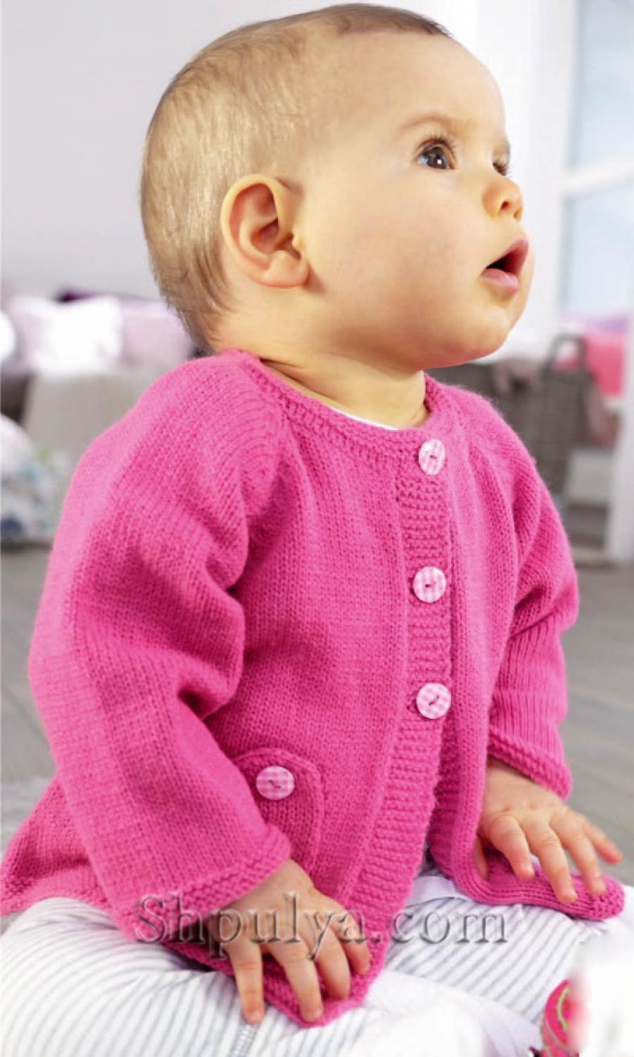 Жакет малышу спицами: Модный жакет для малыша спицами