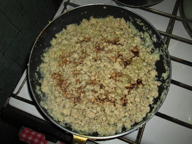 Рецепт рис с фаршем на сковороде: Рис с куриным фаршем на сковороде