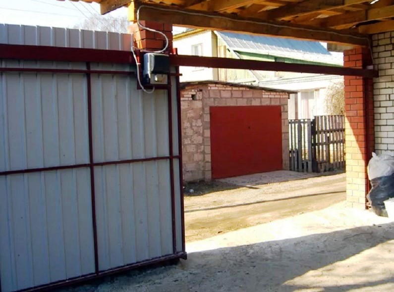 Гаражные раздвижные ворота своими руками: Ворота откатные гаражные