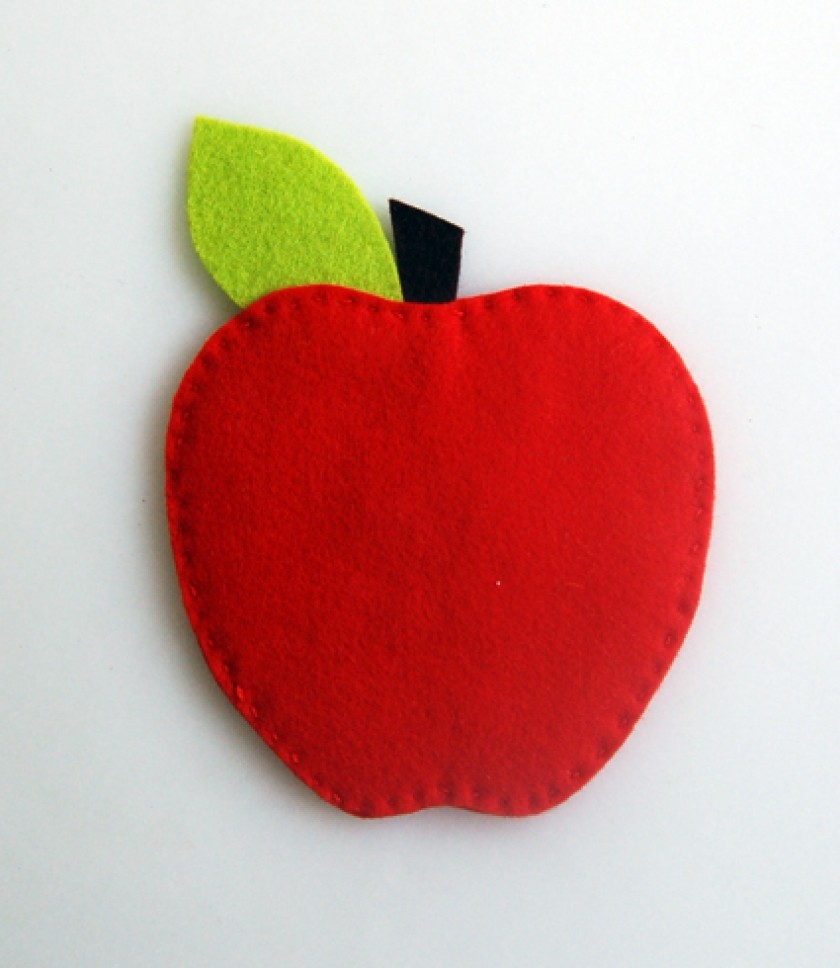 Выкройка яблоко из фетра: Яблоко из фетра: подборка идей и выкроек