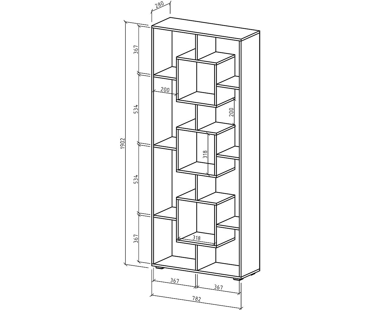 Полки книжные размеры: Стандартные размеры книжного шкафа — Стройка Волка