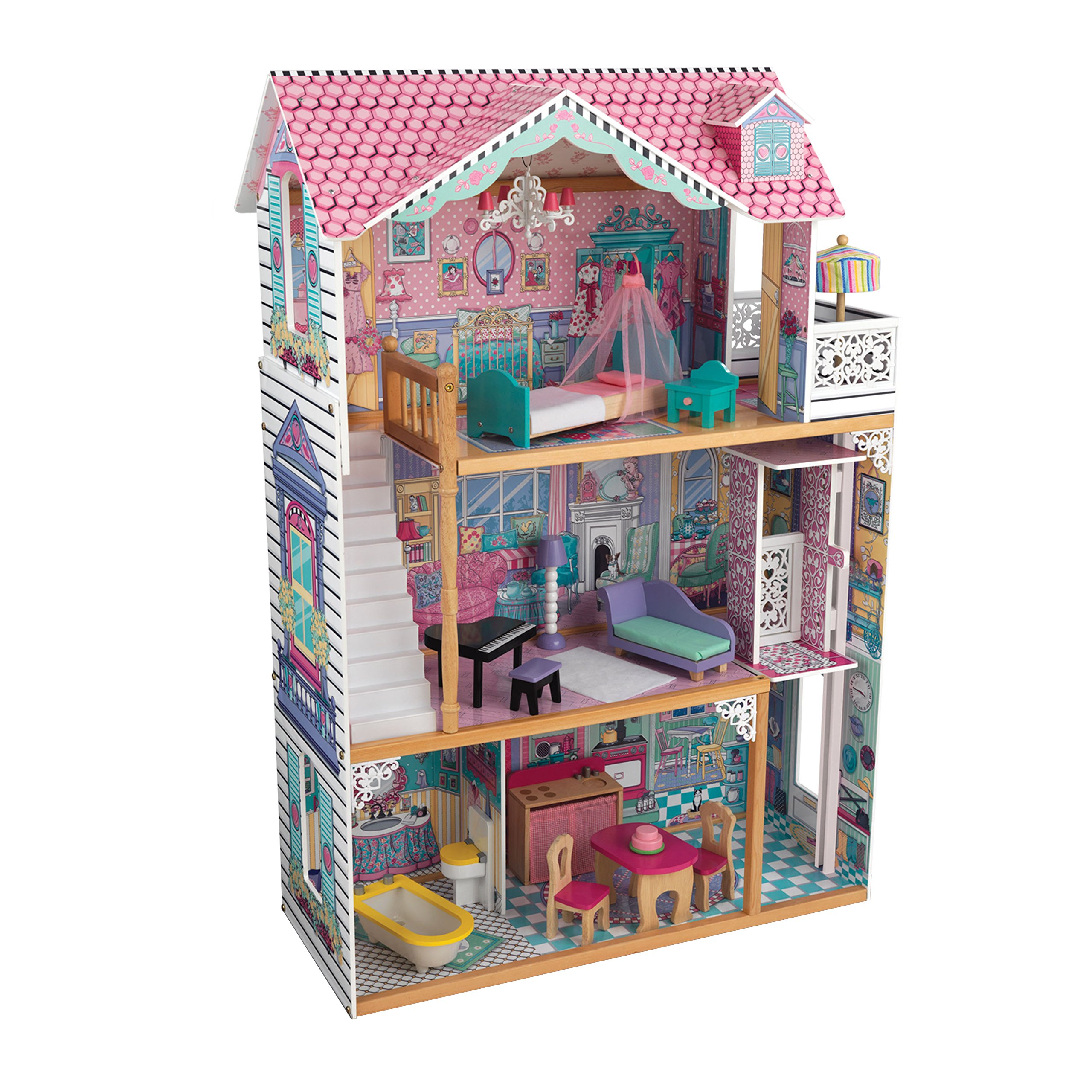 Домики для барби фото: Дом для кукол Demi Star с аксессуарами 9 шт. OC-DH-002 new