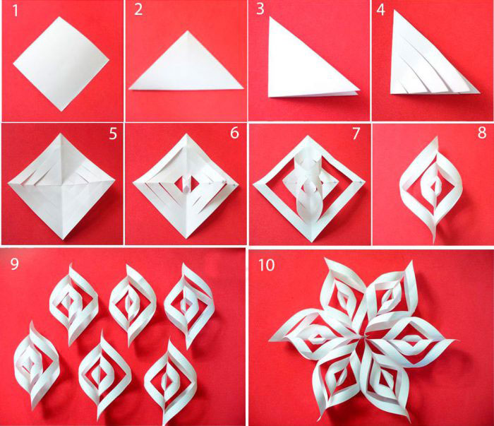 Новогодние объемные снежинки своими руками из бумаги схемы: Новогодние снежинки своими руками: как сделать из бумаги