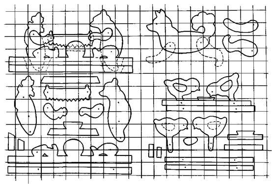 Іграшка з фанери схеми: Іграшки з фанери для дітей своїми руками