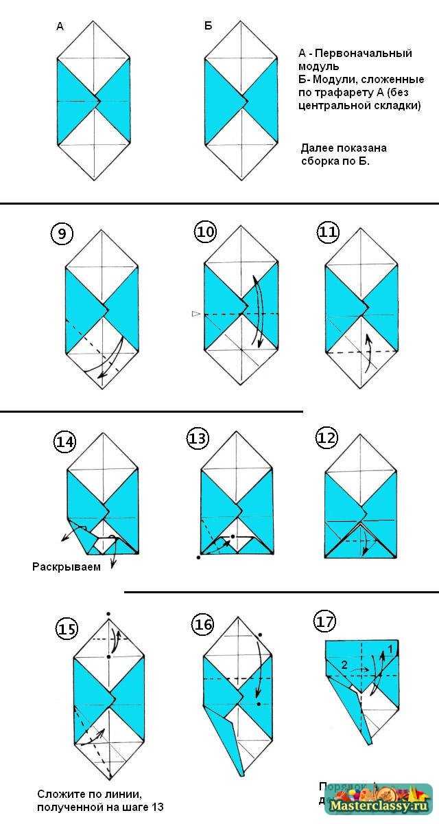 Оригами простая коробочка: Простая коробочка оригами, схема