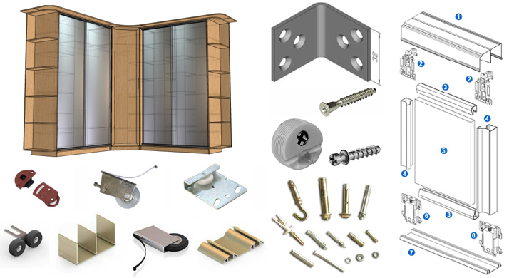 Детали для сборки мебели