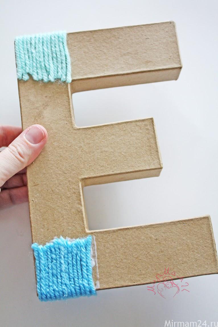 Буквы из картона как украсить: Узнаем как изготовить объемные буквы из картона: пошаговая инструкция, идеи, советы