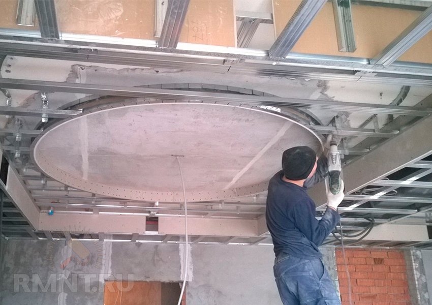 Как сделать потолок из гкл: пошаговая инструкция монтажа, как сделать подвесную конструкцию