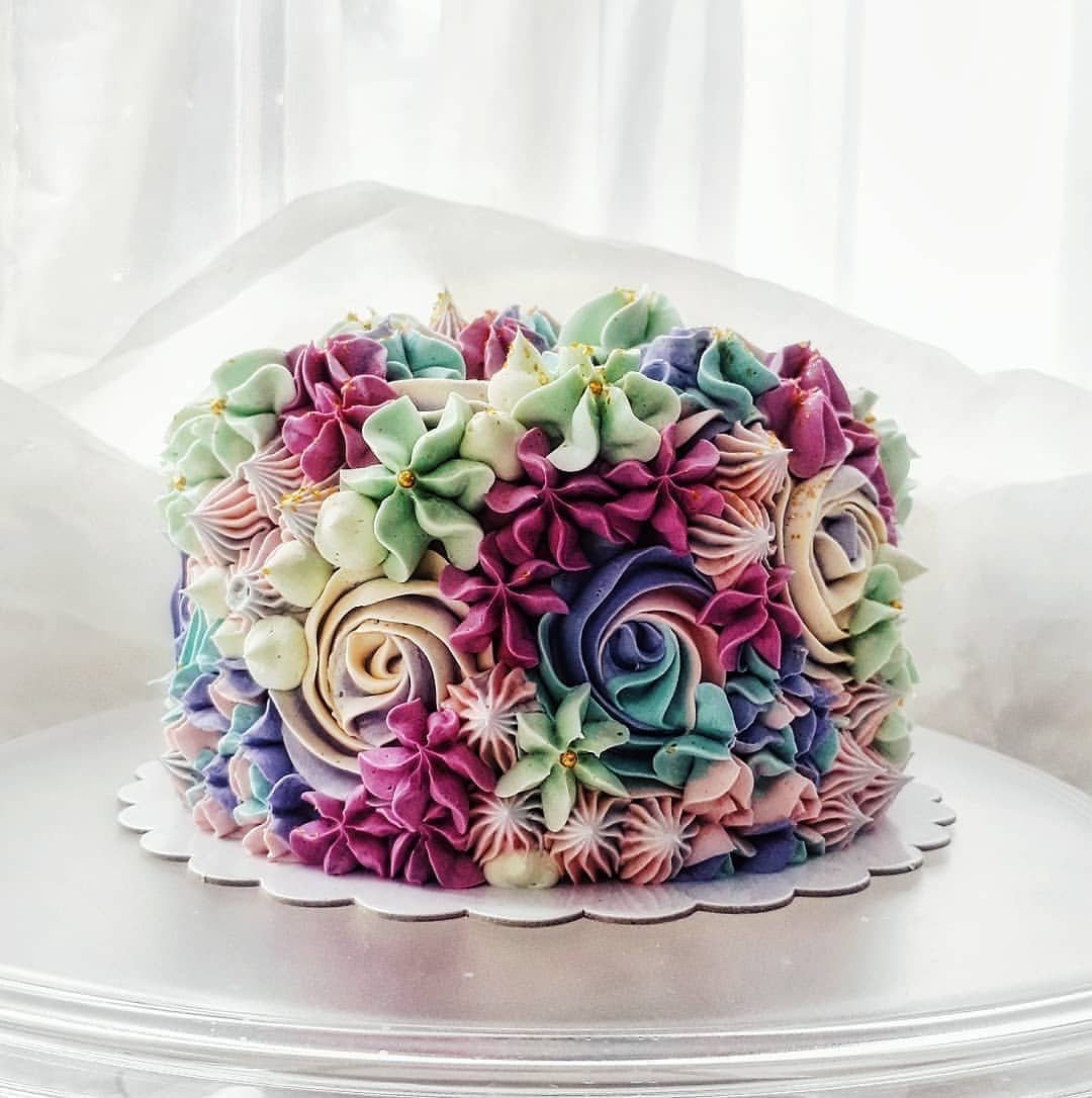Торт цветок фото: Торты с цветами — 210 вариантов по цене от 1210 руб/кг, заказать торты на день рождения в Москве в cakes.ru — ISaloni — студия интерьера, салон обоев