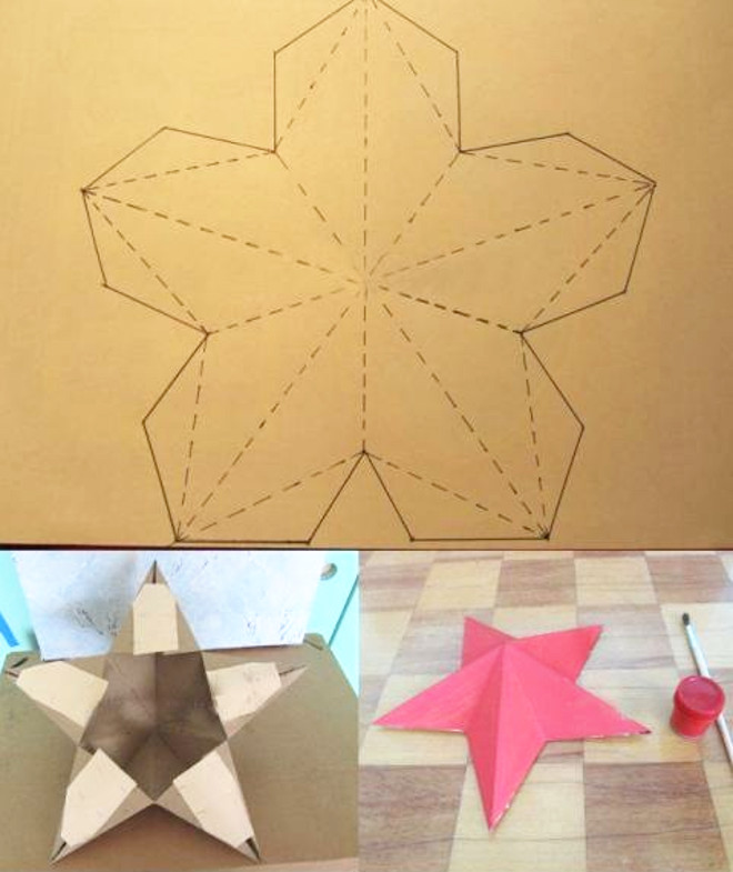 Как из бумаги вырезать звезду: Вырезаем из бумаги правильную пятиконечную звезду