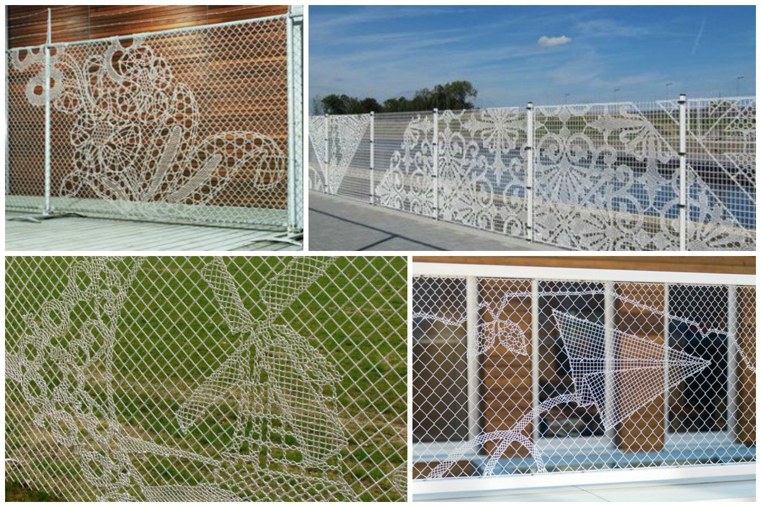 Как украсить забор из сетки рабицы фото своими руками: Как украсить забор из сетки-рабицы?