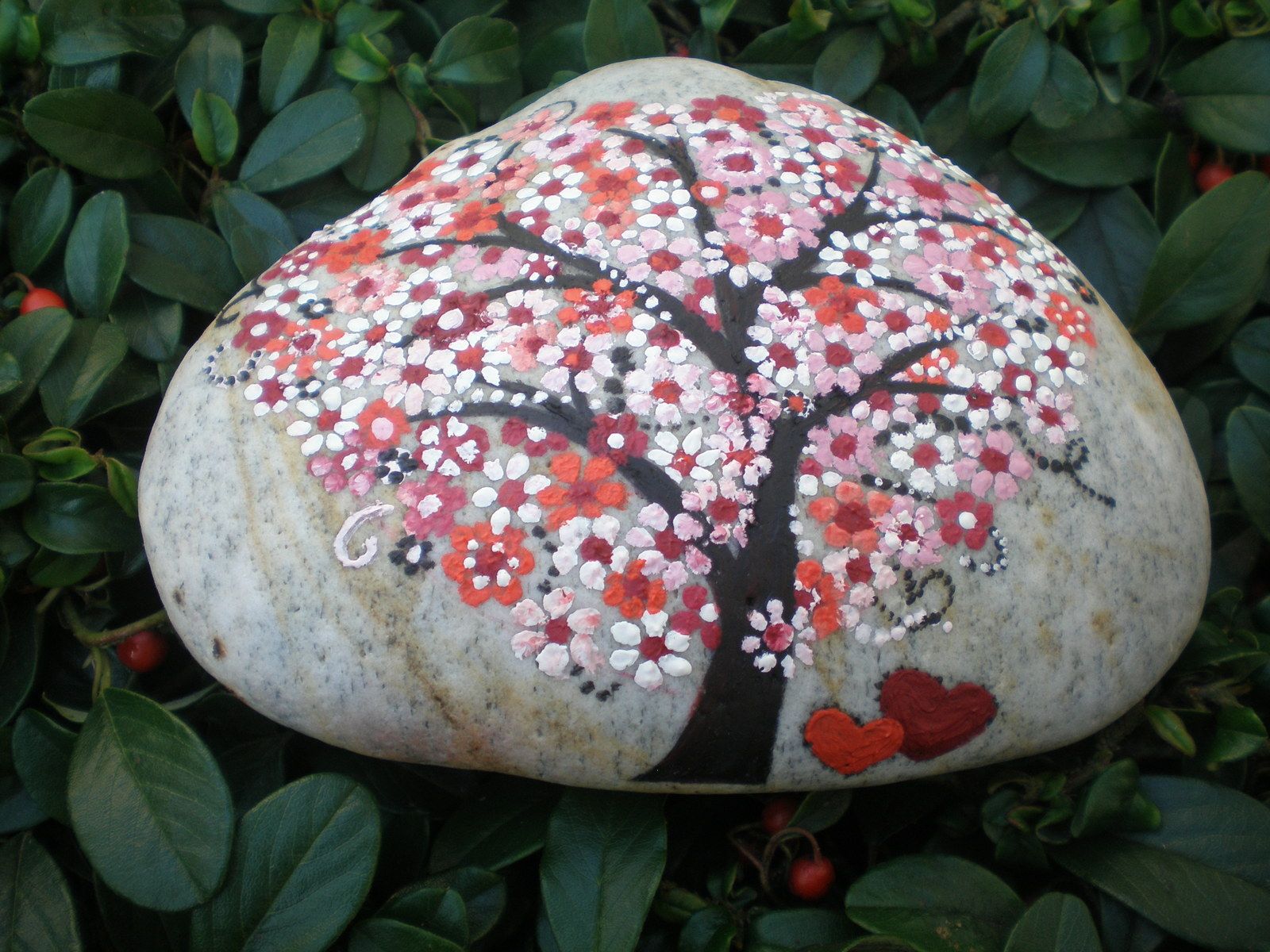 Рисунки на камнях цветы: Рисуем цветы на камнях | Строительство бани