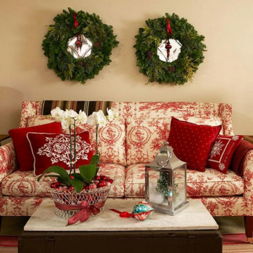 Новогодние украшения дома: новогодние декорации своими руками, красивое оформление на фото