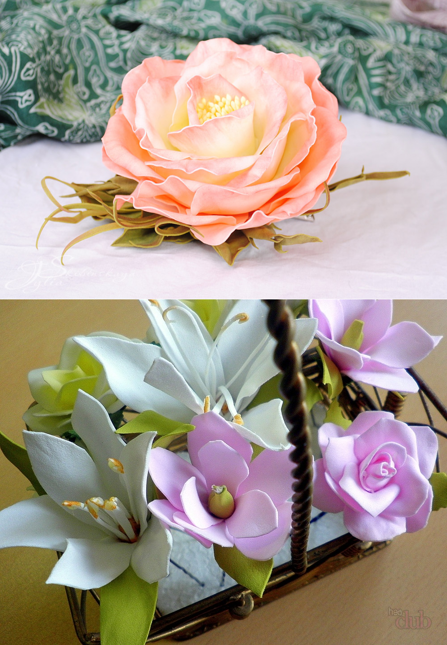 Цветы из фоамирана мастер класс с пошаговым фото шаблоны для начинающих: Цветы из фоамирана мастер класс для начинающих