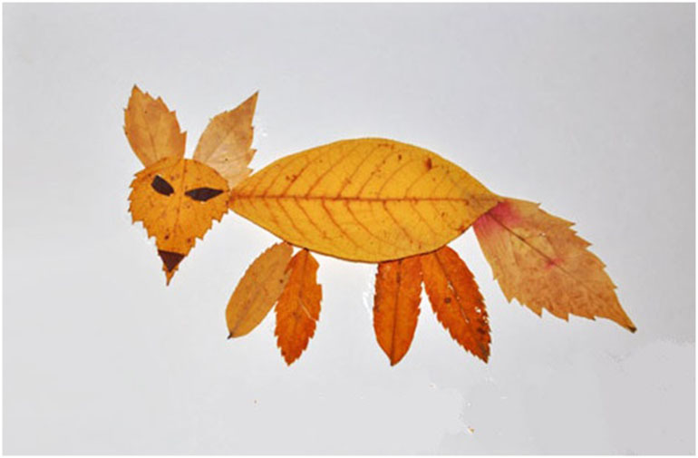 Фигура из листьев фото: Поделки из листьев - 100 фото лучших идей подделок из сухих осенних листьев