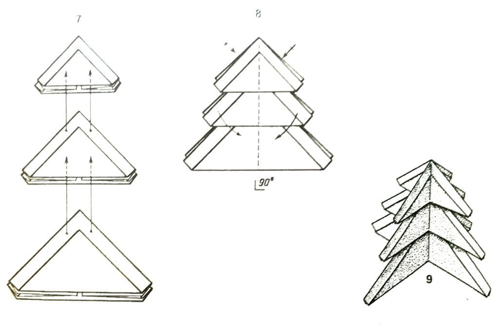 Оригами елочка из бумаги: Оригами. Елочка из бумаги к Новому году