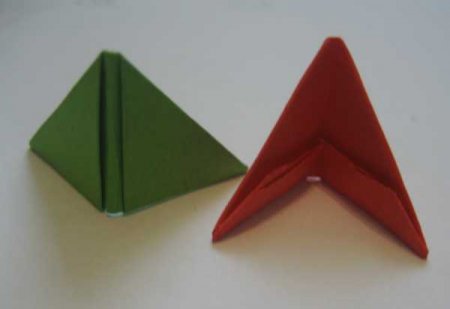 Треугольные модули из бумаги оригами: Треугольный модуль оригами | Страна Мастеров