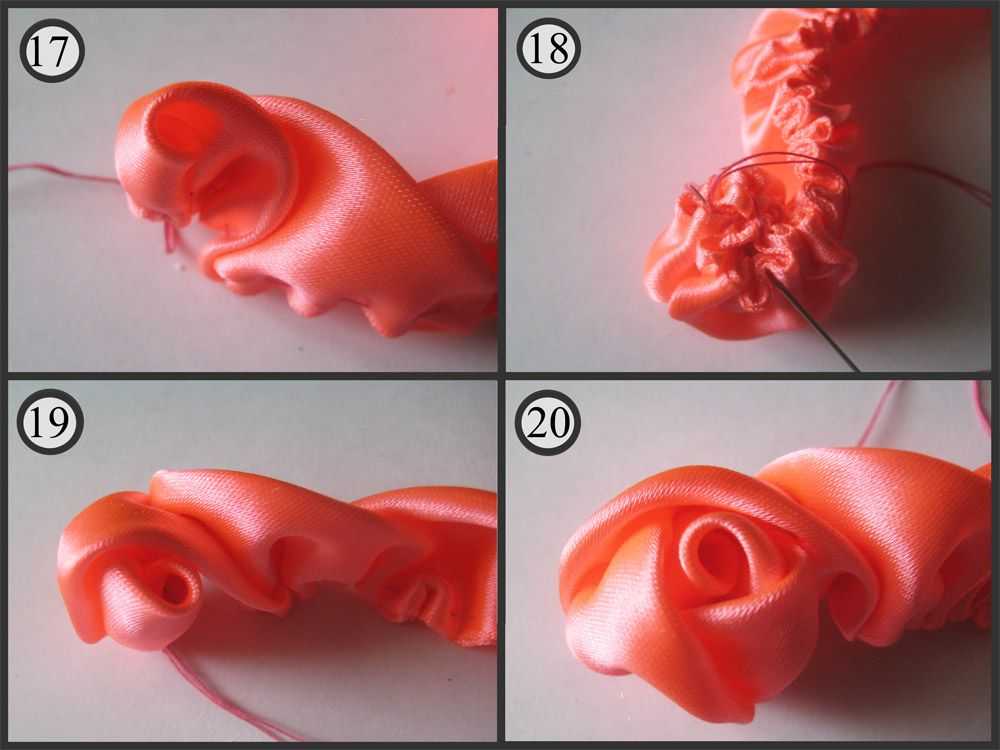 Розы из атласных лент фото мастер класс: Как сделать розы из лент своими руками