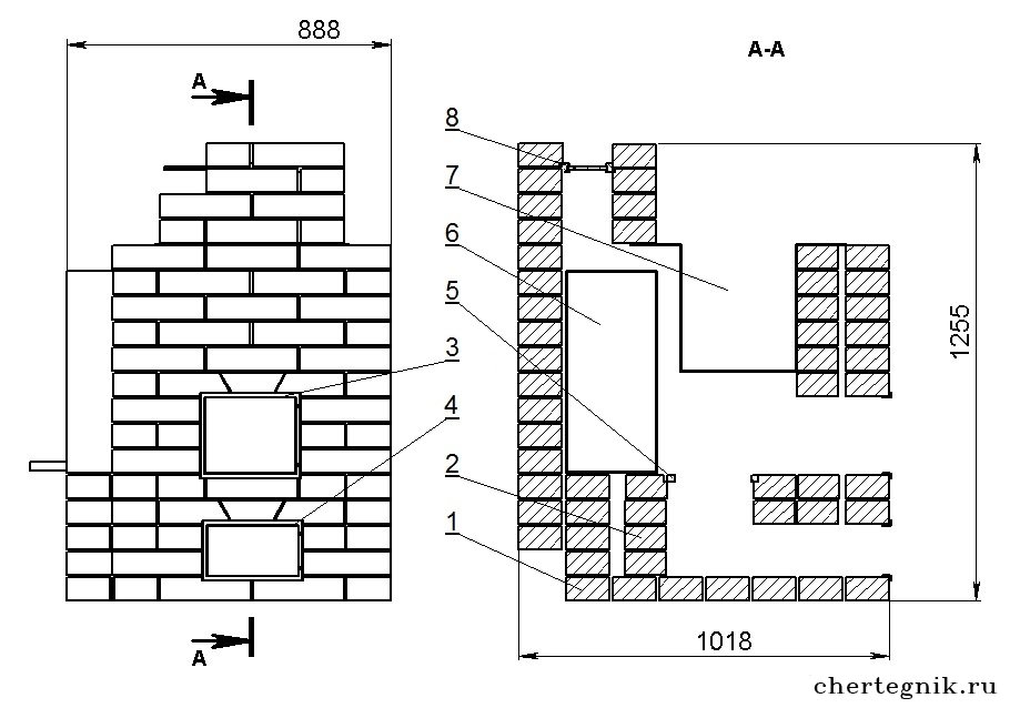 Печь для бани своими руками из кирпича с баком для воды чертежи: Страница не найдена - Печной Гуру