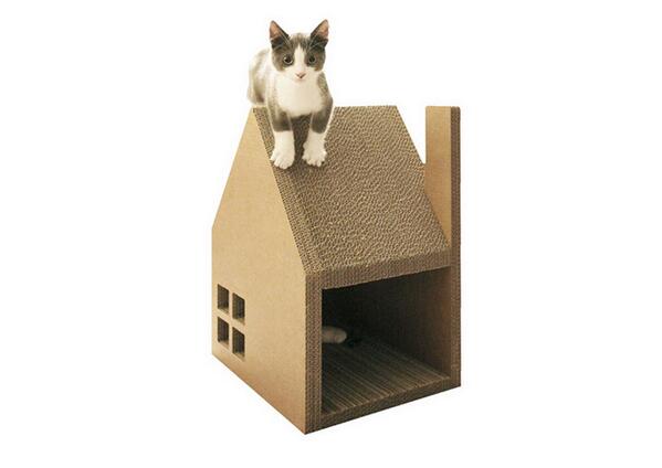 Как из коробки сделать коту домик: Как сделать домик для кошки из подручных материалов