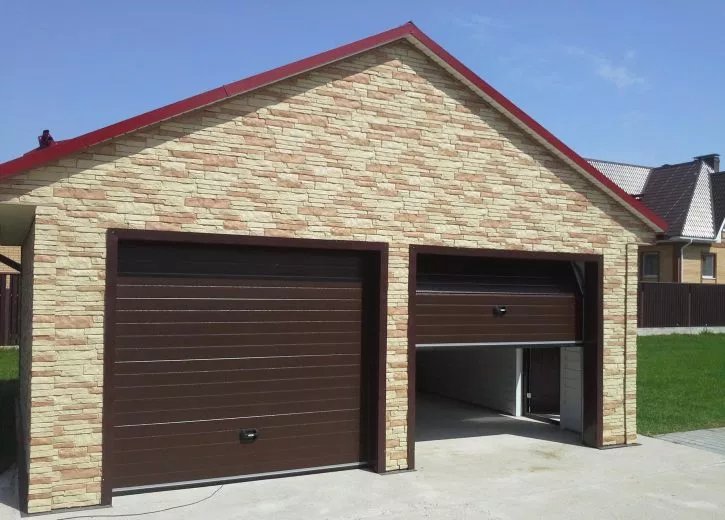 Фото гаражи снаружи: дизайн стен своими руками, чем обшить внутри и снаружи, оригинальное и выгодное внутреннее оформление, как отделать дешево