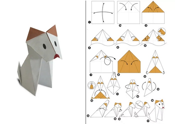 Самое простое оригами для начинающих: Легкие схемы