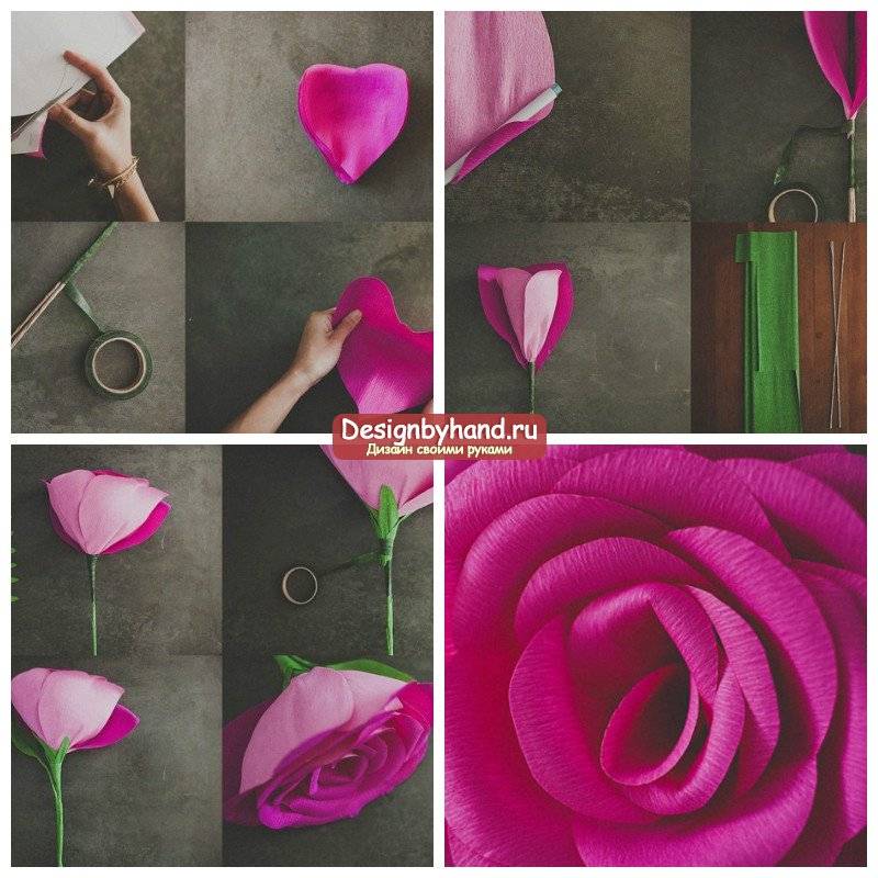 Как сделать бумажные розы: Цветы из бумаги розы. Своими руками, пошаговые инструкции + 500 фото