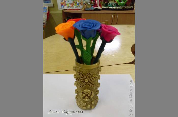 Ваза из пластилина своими руками для детей: как сделать вазу с цветами своими руками? Поделка из пластиковой бутылки для детей, идеи с крупой и другие