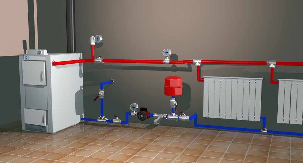 Монтаж системы отопления в частном доме своими руками: Отопление частного дома своими руками: схемы систем отопления, монтаж