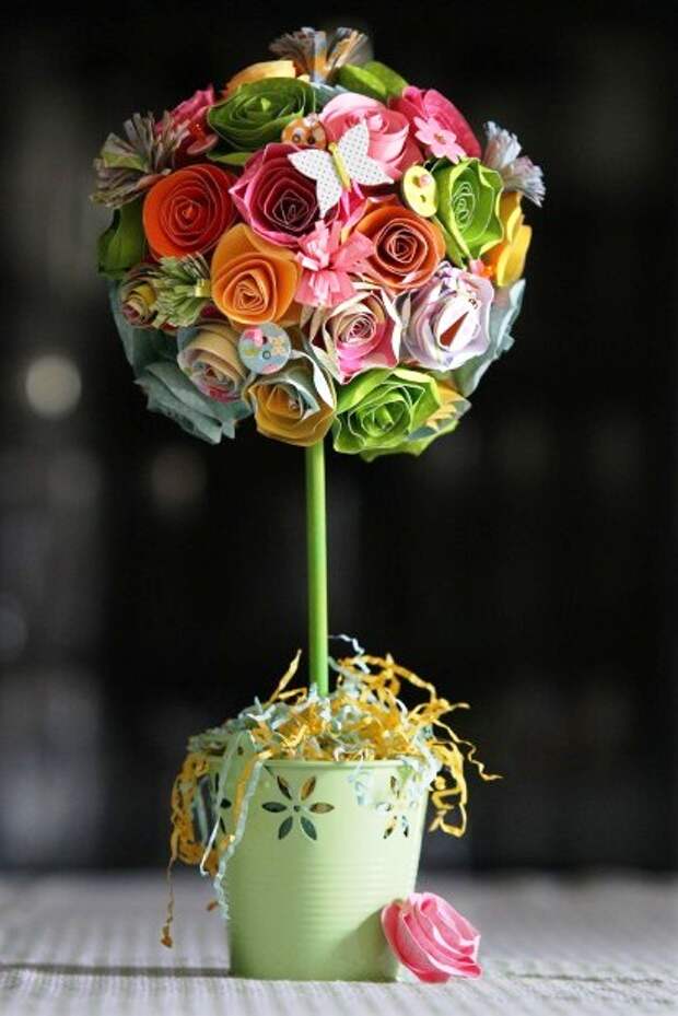 Букет цветов своими руками из подручных материалов: Самодельные цветы и букеты