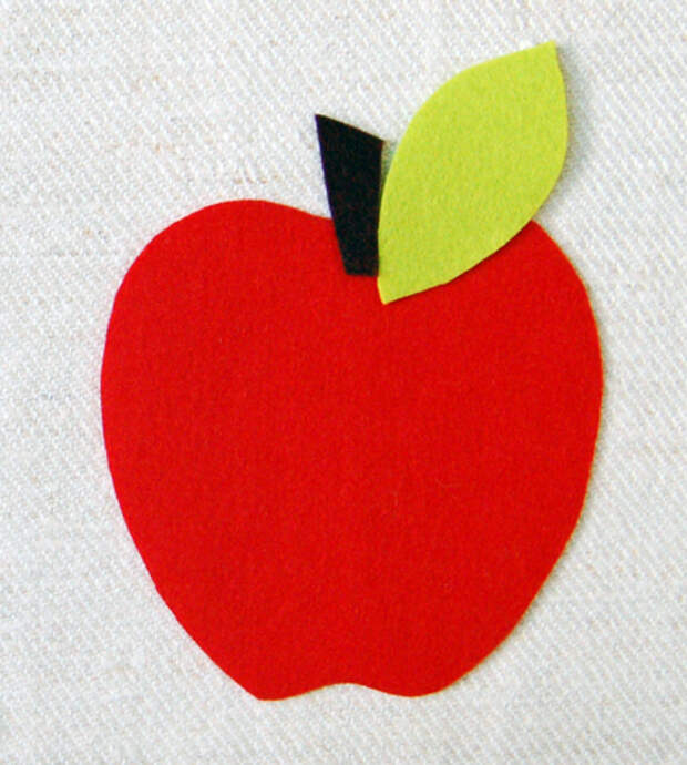 Поделка из фетра яблоко: Яблоко из фетра: подборка идей и выкроек