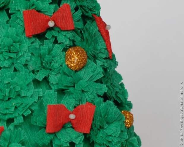 Как из гофрированной бумаги сделать елочку: 🎄Как сделать ёлочку из гофрированной бумаги