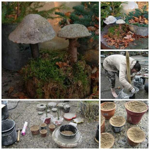 Как сделать гриб для сада своими руками: Делаем гриб своими руками. Все варианты.