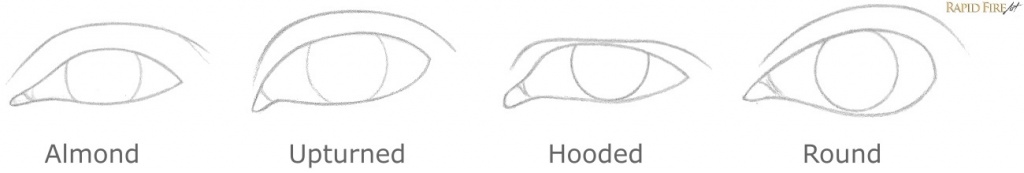 How to Draw Different Eye Shapes 8 RFA