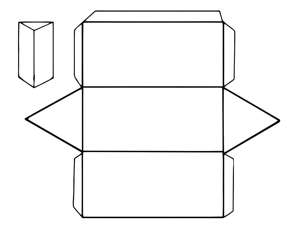 Объемный треугольник из бумаги схема: Как сделать объемные геометрические фигуры из бумаги (схемы, шаблоны)?